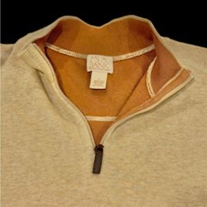 JoS. A. Bank 1/2 zip brown pullover MEN’s size LARGE